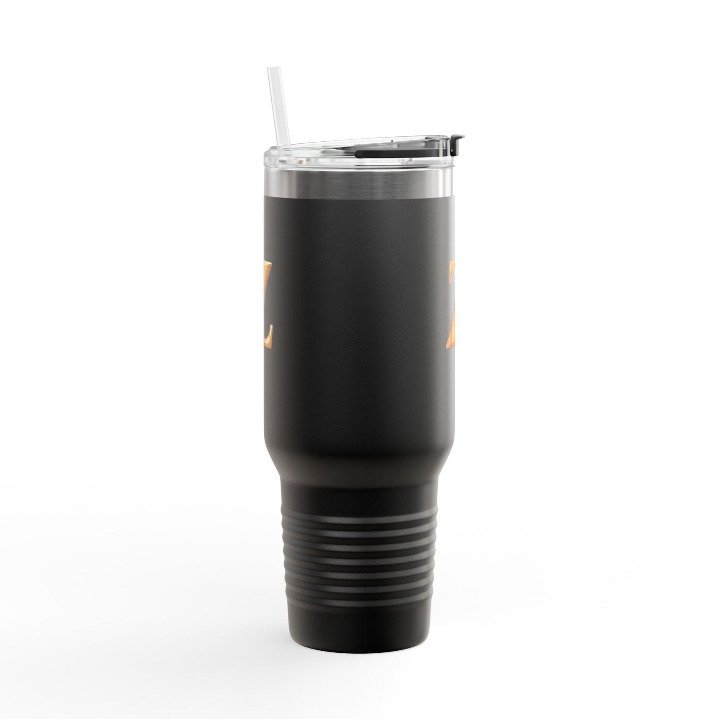 Insulated Travel Mug, 40oz - Letter Z Personalize Hipster Coffee Tumbler