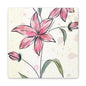 Matte Canvas, Stretched, 1.25" Tulips Pink Flowers
