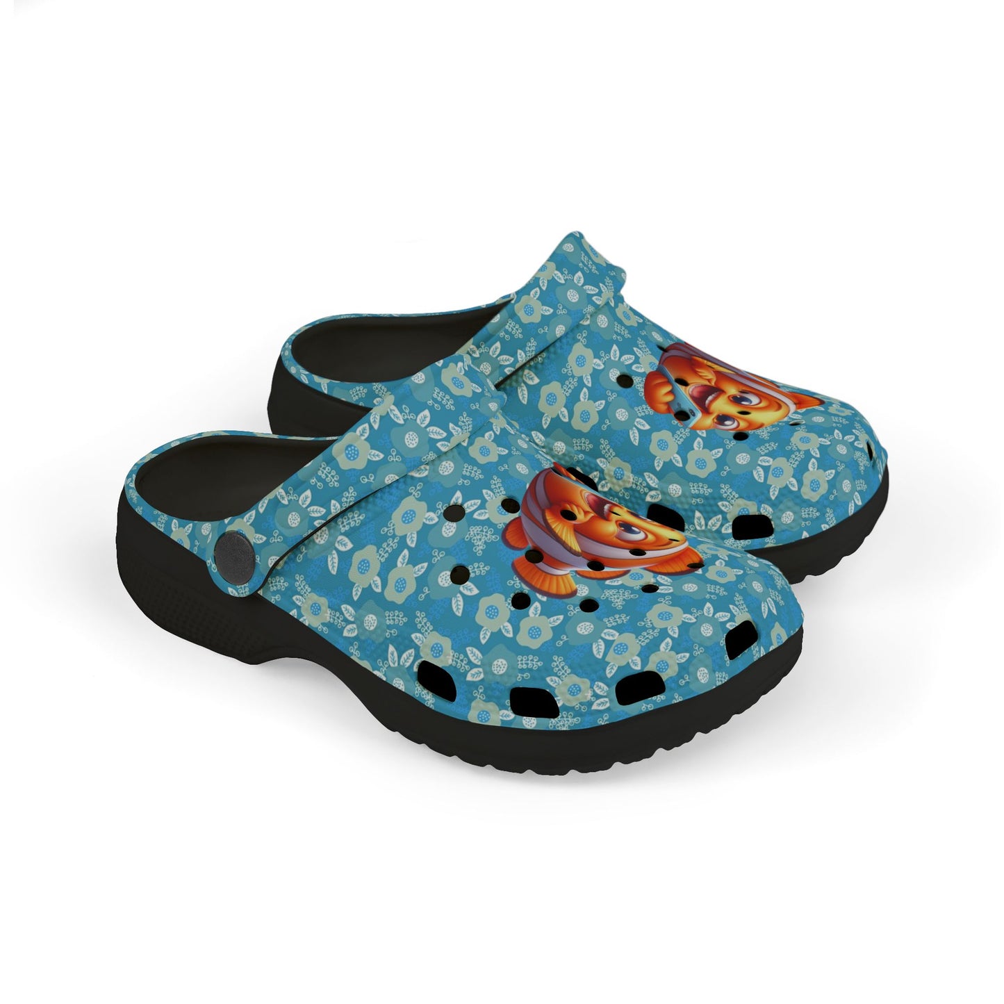 Colorful Cartoon Fish Kid's Clogs, Fun Summer Footwear, Kids Beach Shoes, Playful EVA Sandals, Gift for Kids