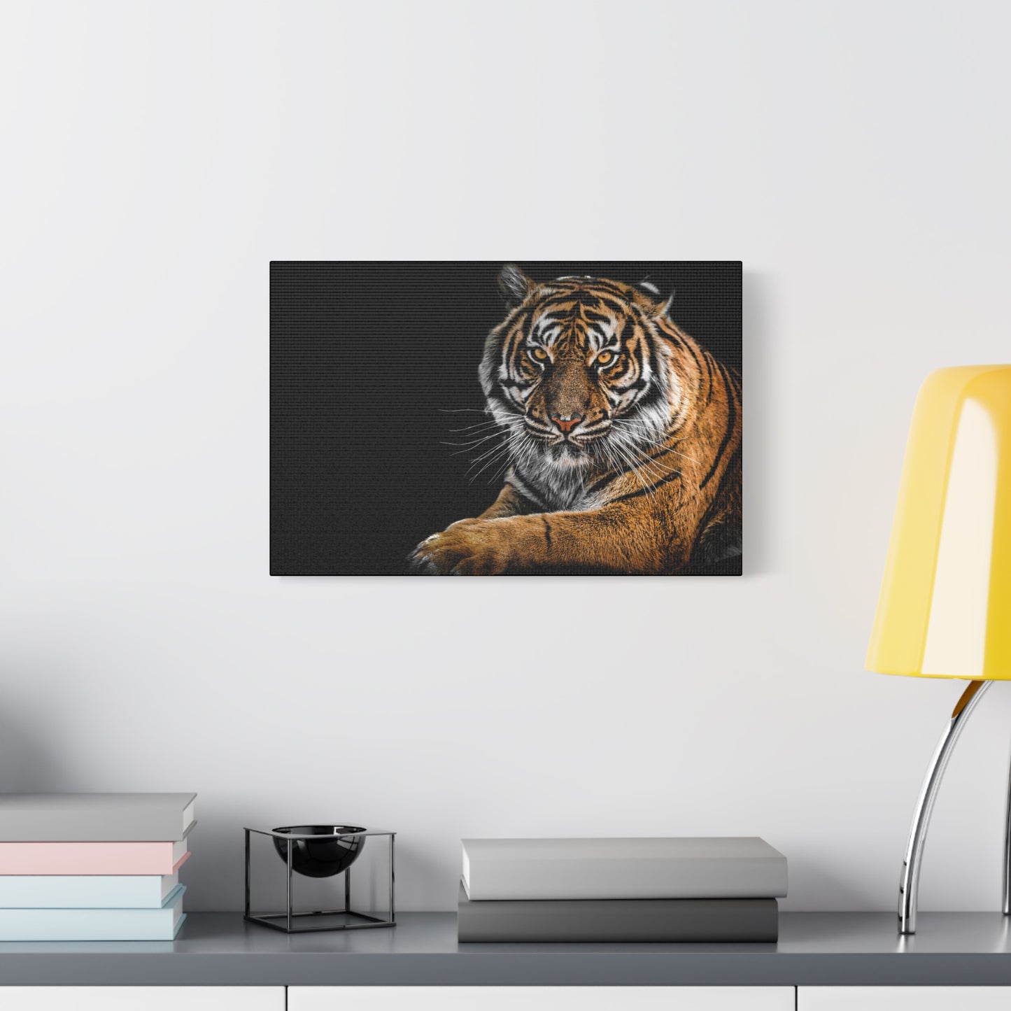 Majestic Tiger Canvas Art, Perfect for Animal Lovers, Home Decor, Gift for Wildlife Enthusiasts, Modern Wall Art, 1.25" Depth