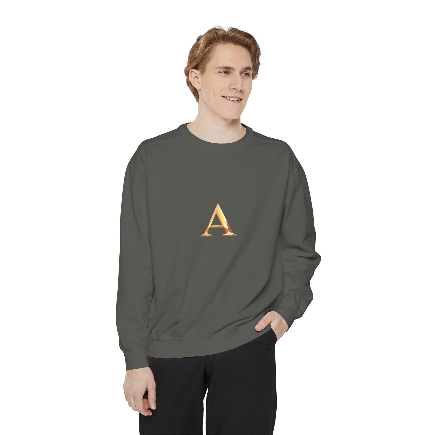 Stylish Monogrammed Sweatshirt, Personalized Gift, Cozy Layering, Casual Wear, Birthday, Holiday Present