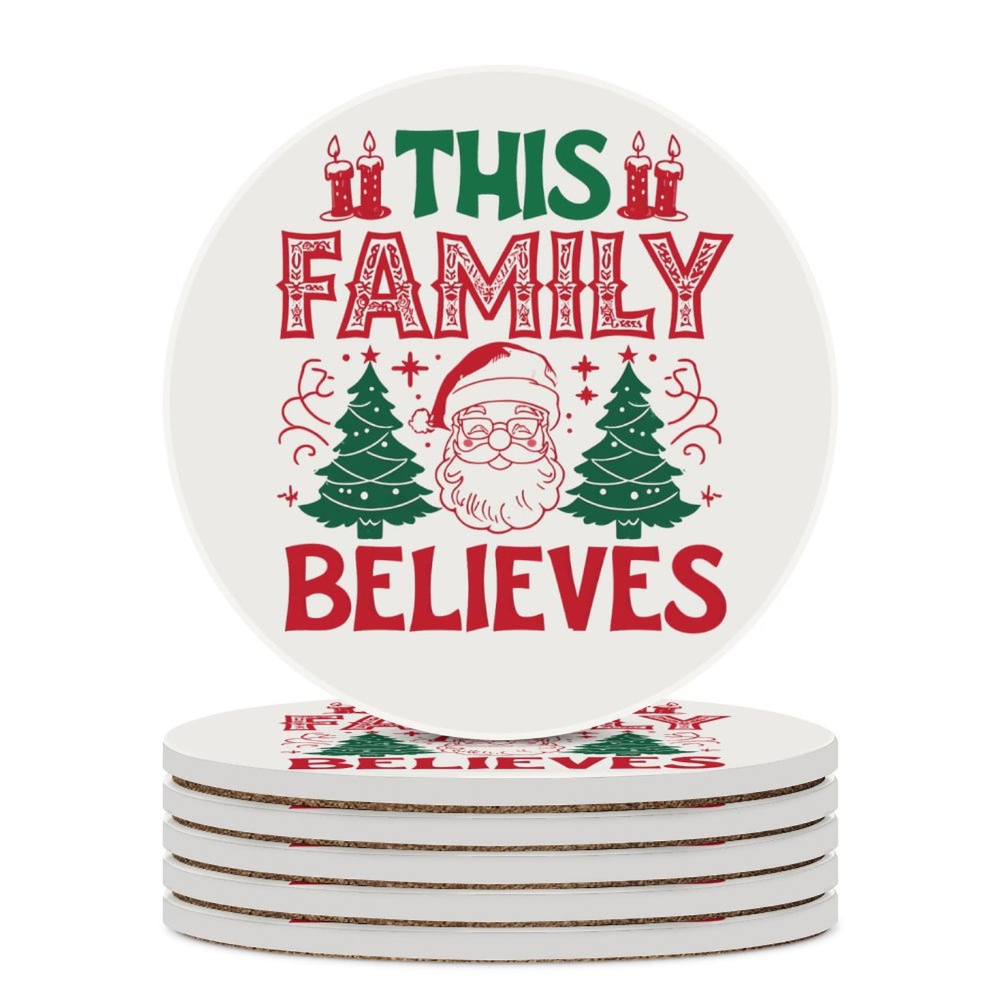 Round Ceramic Coaster