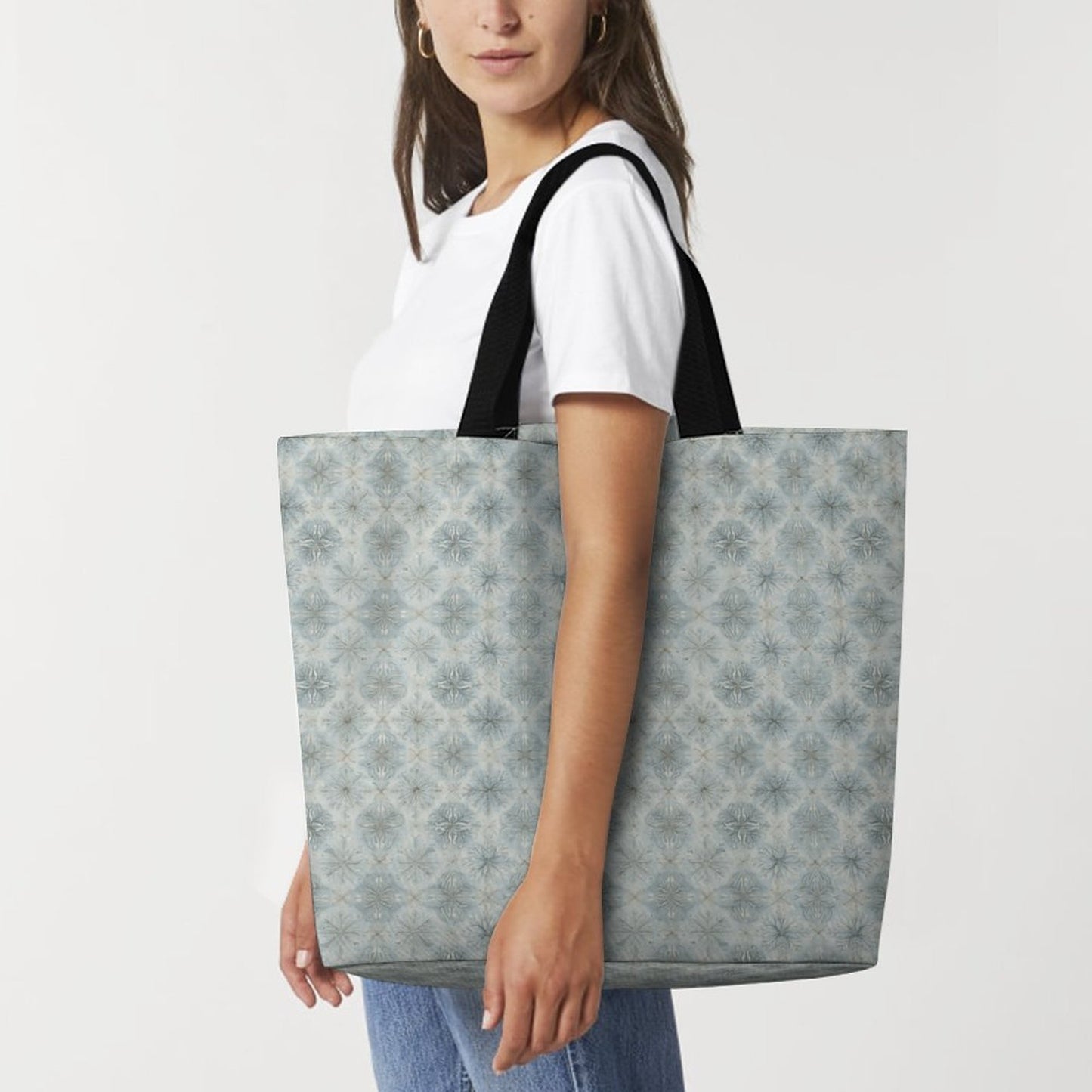 Large One Shoulder Shopping Bag (All-Over Printing)