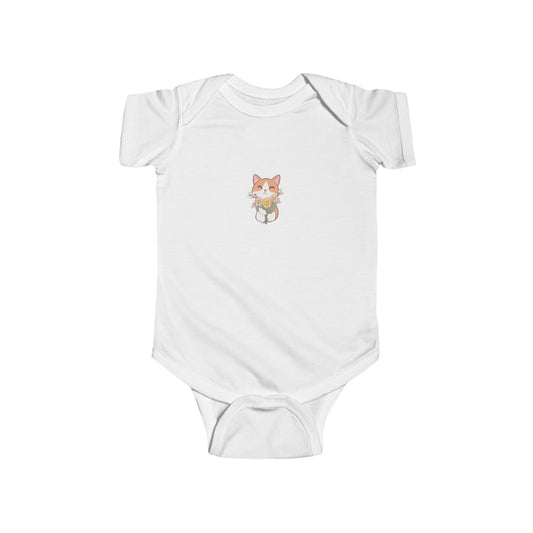 Adorable Cat Mermaid Infant Bodysuit, Baby Shower Gift, Cute Animal Onesie, Newborn Outfit, Infant Apparel, Birthday Gift