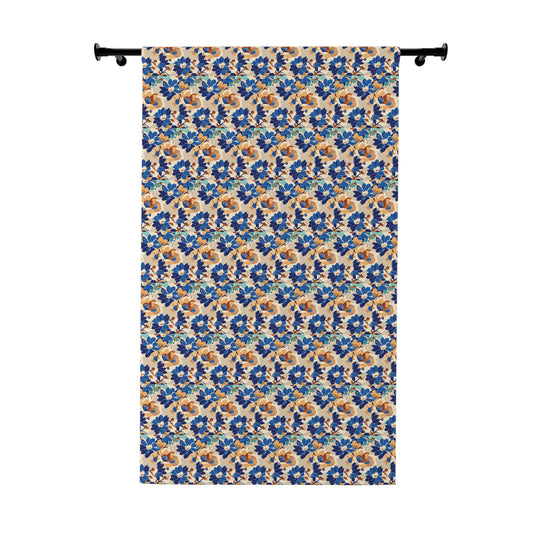 Floral Window Curtain - Cozy Home Decor, Brighten Your Space, Bedroom or Living Room, Spring Decor, Gift for Homeowners