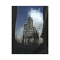 Matte Stretched Canvas - Ruined Cathedral Architectural Print