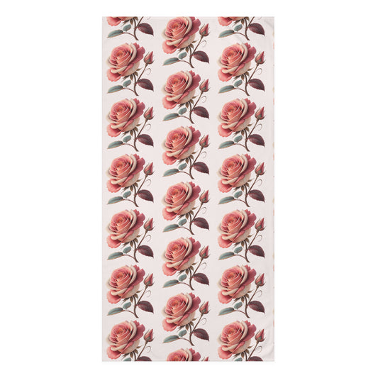 Floral Mink-Cotton Towel, Cozy Bath Towel for Spa Days, Elegant Bathroom Decor, Perfect Gift for Mother's Day, Soft Shower Towel, [...]