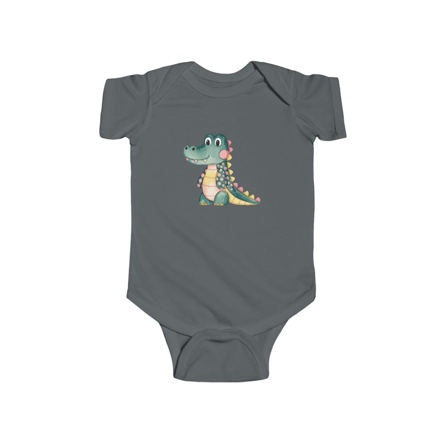 Adorable Alligator Baby Bodysuit | Cute Infant Outfit for Newborns, Baby Shower Gift, Toddler Playwear, Summer Wardrobe