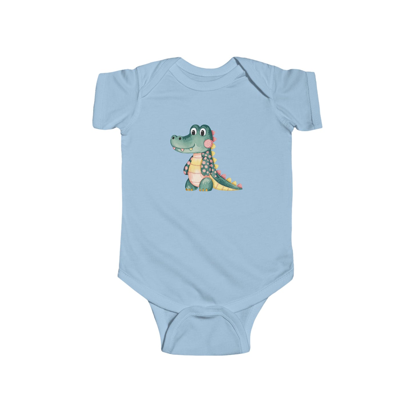 Adorable Alligator Baby Bodysuit | Cute Infant Outfit for Newborns, Baby Shower Gift, Toddler Playwear, Summer Wardrobe