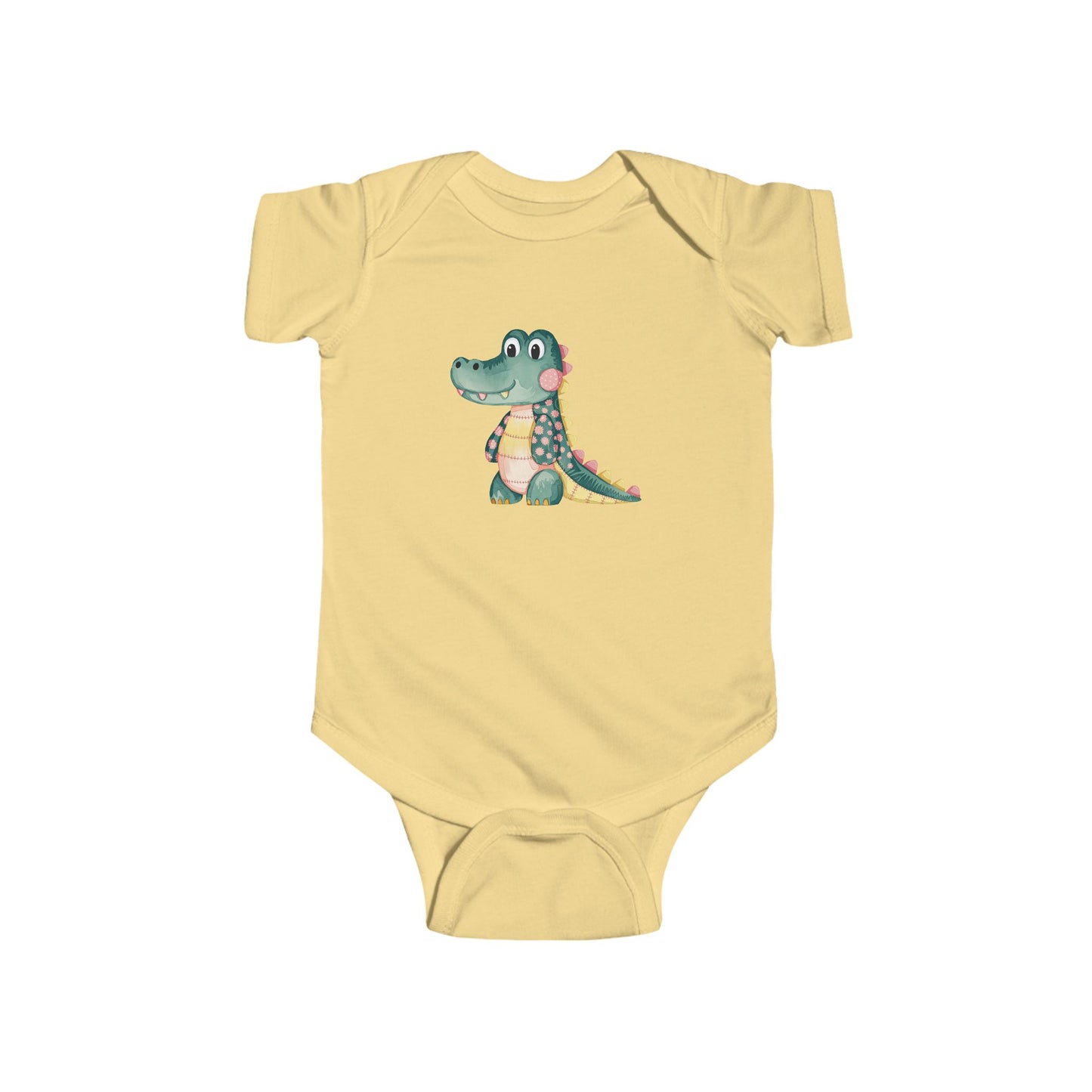 Adorable Alligator Baby Bodysuit | Cute Infant Outfit for Newborns, Baby Shower Gift, Toddler Playwear, Summer Wardrobe