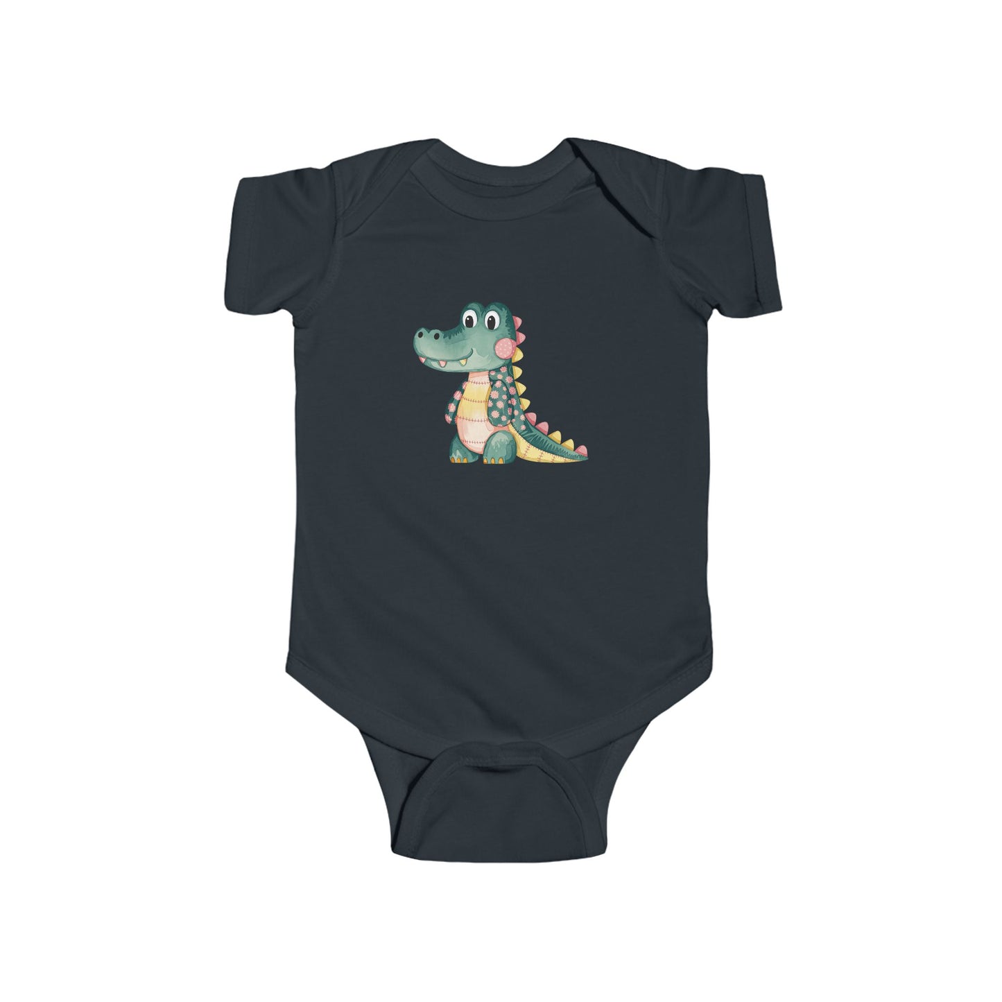 Adorable Alligator Baby Bodysuit | Cute Infant Outfit for Newborns, Baby Shower Gift, Toddler Playwear, Summer Wardrobe
