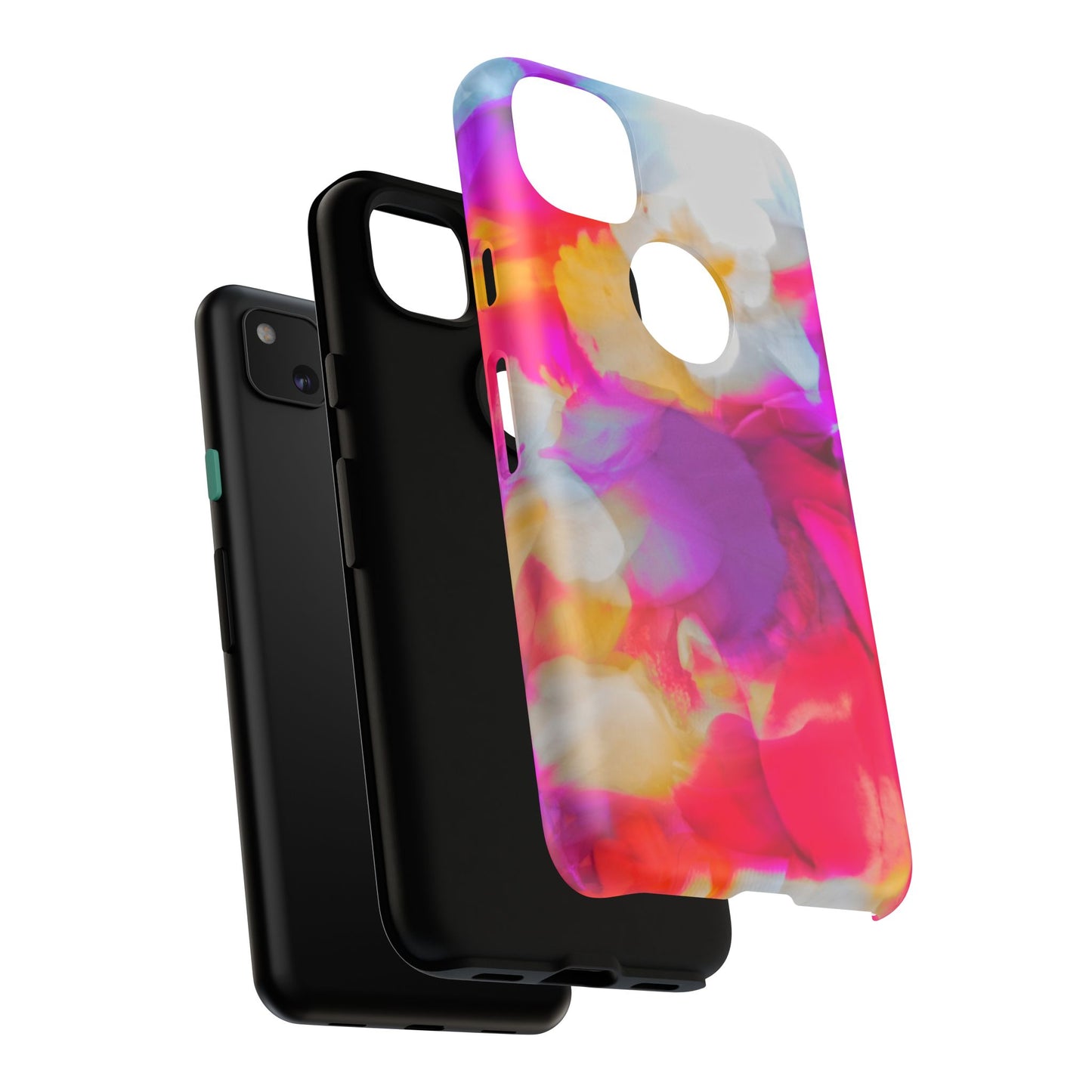Floral Phone Case: Stylish Art for Your Device, Tough Cases, Gift for Her, Flower Print, Trendy Accessories, Phone Protection