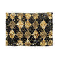 Glamorous Gold and Black Accessory Pouch, Makeup Bag