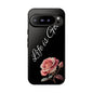 Floral Phone Case - Life is Good, Tough Phone Cover, Gift for Her, Rose Design, Personalized Phone Accessory, Stylish Tech Protector