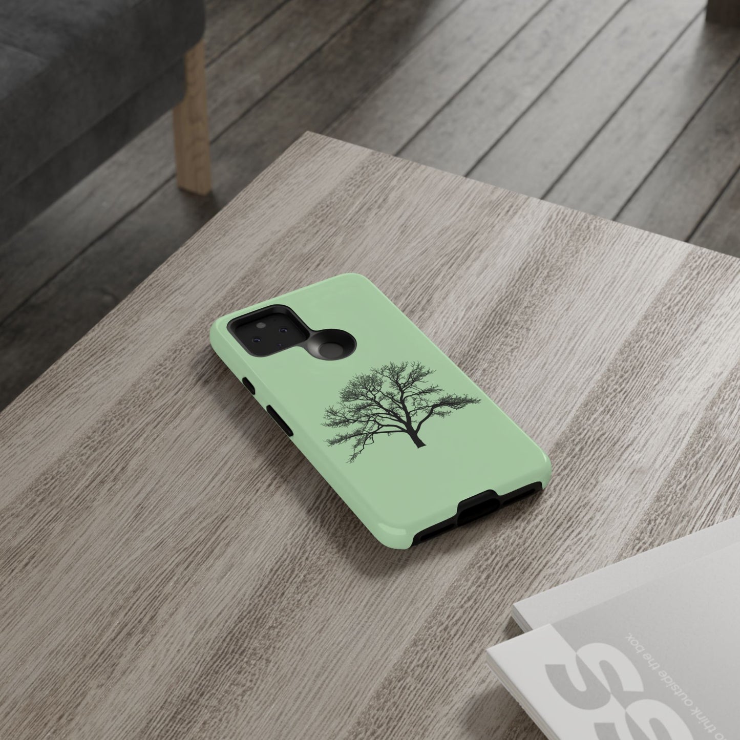 Minimalist Tree Phone Case, Nature-Inspired Phone Cover, Eco-Friendly Cell Phone Accessory, Perfect Gift for Nature Lovers