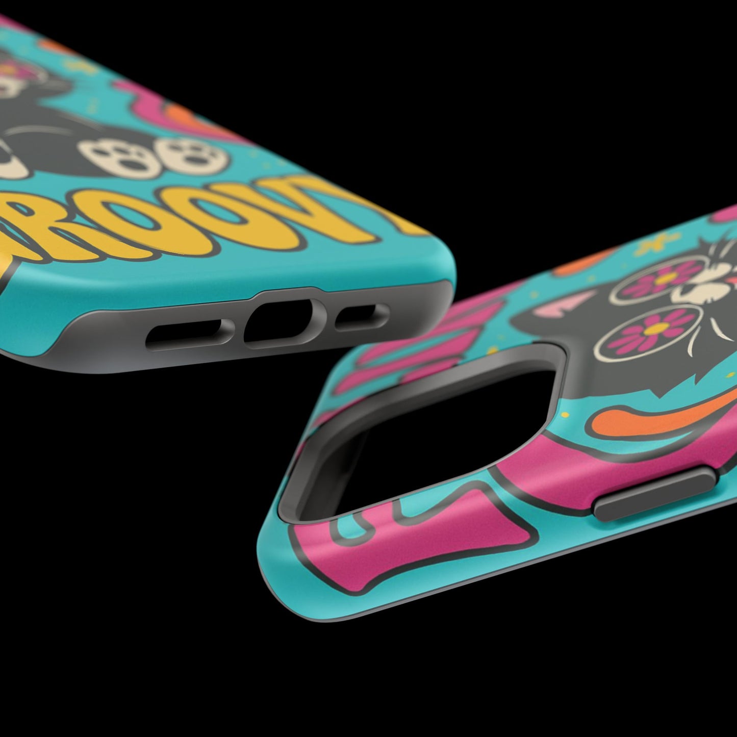 Groovy Cat Magnetic Impact-Resistant Phone Case