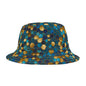 Vibrant Honeycomb Bucket Hat, Summer Sun Hat, Beach Accessory, Fashion Statement, Unique Gift, Outdoor Fun, Festival Wear