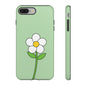 Floral Phone Case - Tough Cases for Nature Lovers, Cute Green Flower Design, iPhone Cover, Gift for Her, Spring Accessories