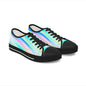 Holographic Rainbow Low Top Sneakers — Women's Iridescent Casual Shoes