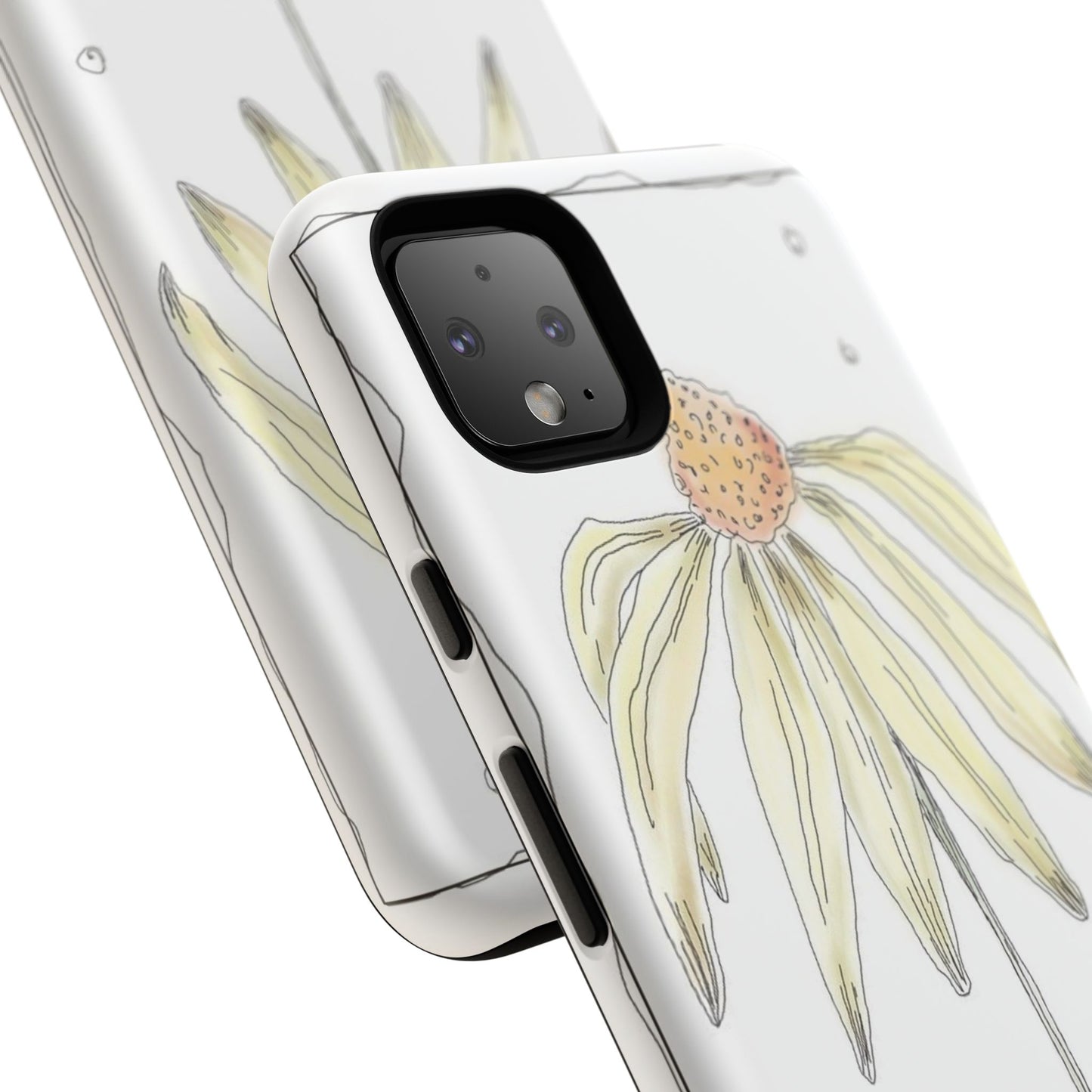 Flower Phone Case with Delicate Design, Tough Phone Cover, Nature Lover Gift, Floral Tech Accessory, Stylish Phone Protection
