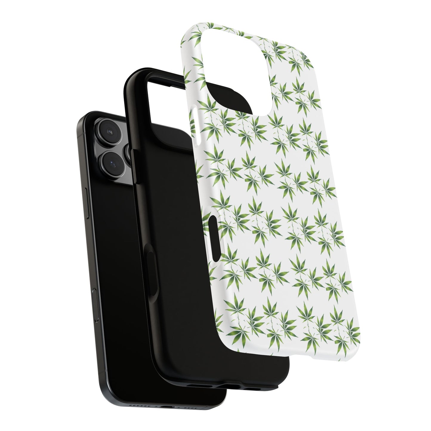 Stylish Phone Case with Cannabis Leaf Design, Durable Phone Cover, Gift for Stoner Friends, Unique Phone Accessory, Nature-Inspired Design