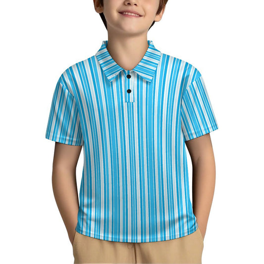 Kids' Button-Down Polo Shirt