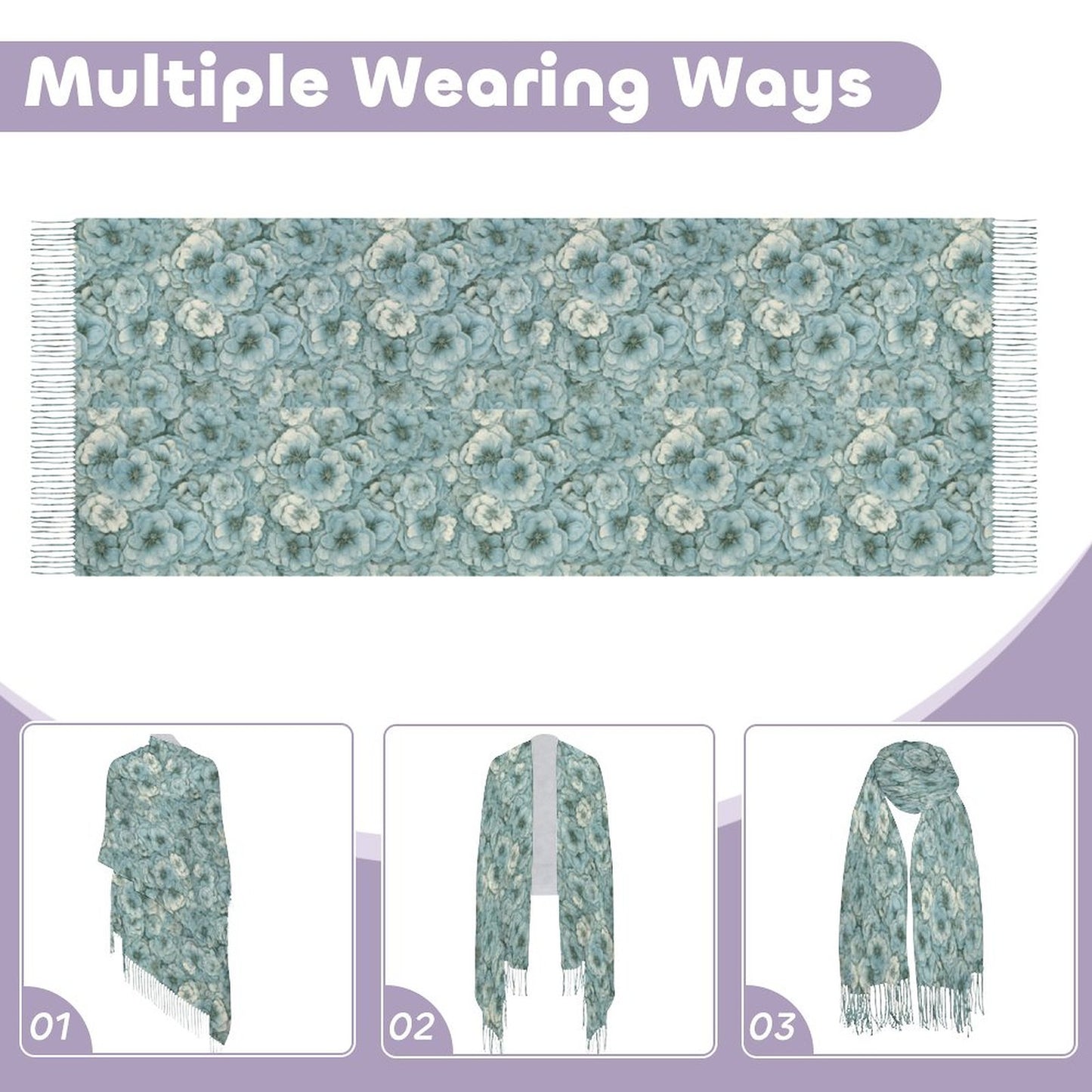 Cashmere-like Tassel Scarf