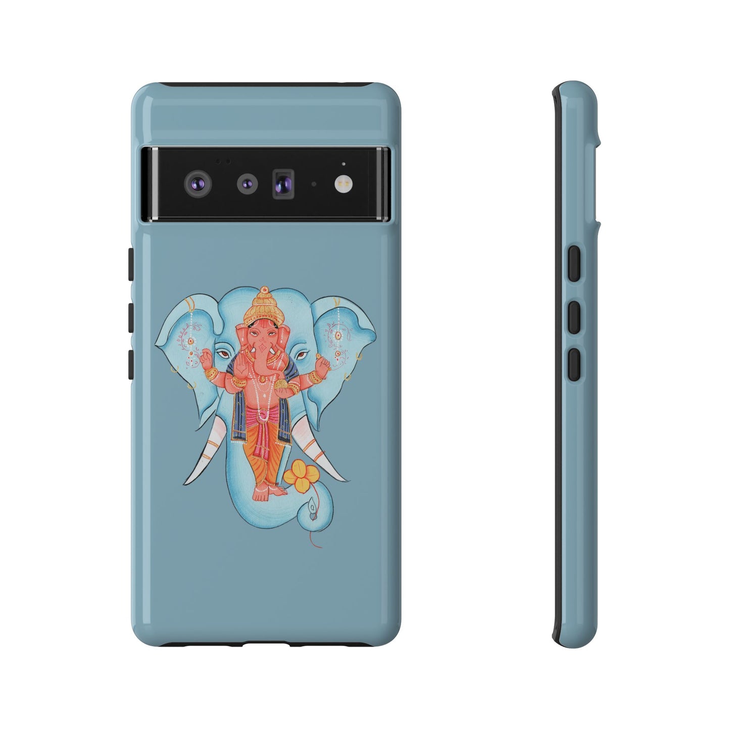Tough Cases: Ganesh-Inspired Phone Case, Bohemian Phone Cover, Hindu Art Accessory, Festival Gift, Protective Phone Shell