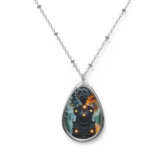 Oval Necklace train