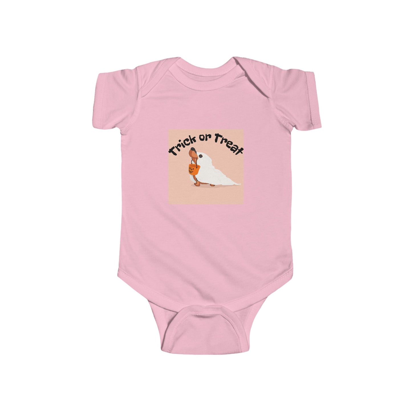 Halloween Infant Bodysuit, Trick or Treat Baby Outfit, Cute Baby Halloween Costume, Newborn Halloween Apparel, Toddler Trick or Treat Shirt