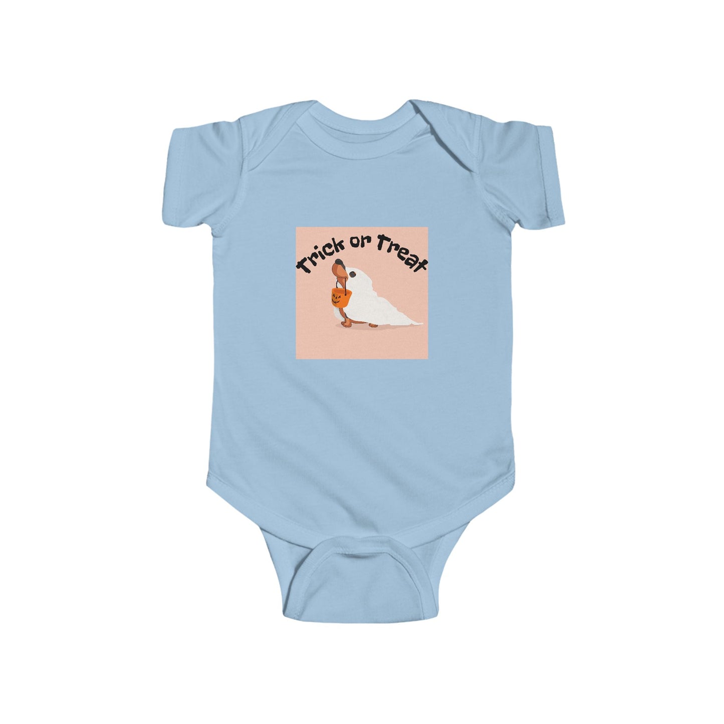 Halloween Infant Bodysuit, Trick or Treat Baby Outfit, Cute Baby Halloween Costume, Newborn Halloween Apparel, Toddler Trick or Treat Shirt