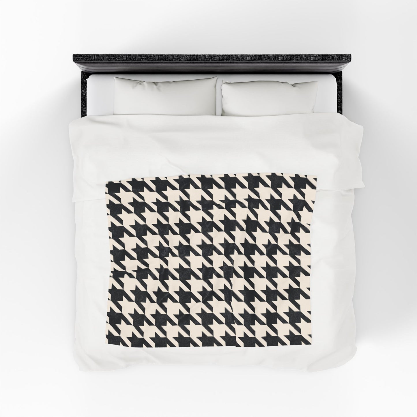 Chic Houndstooth Velveteen Plush Blanket, Cozy Home Decor, Stylish Throw for All Seasons, Gift for Birthdays and Housewarmings, Modern [...]