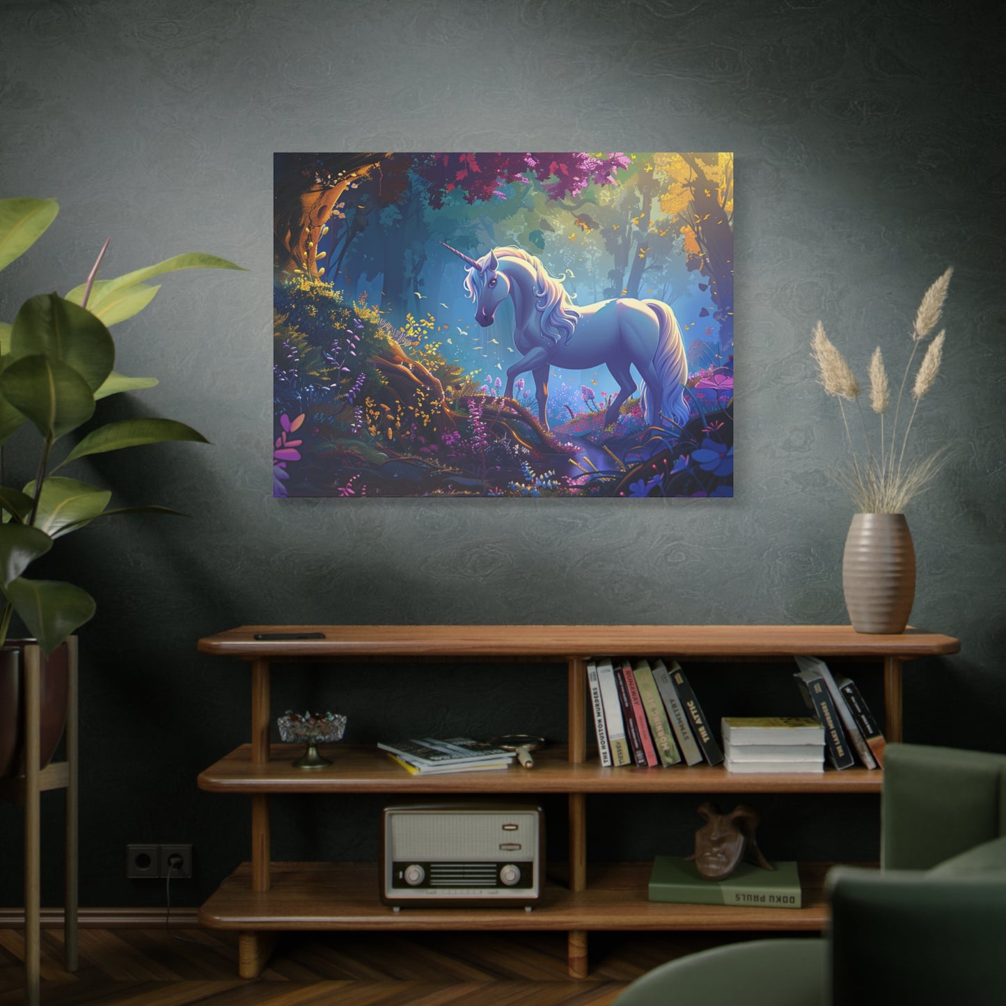 Matte Canvas, Stretched, 1.25" - Unicorn