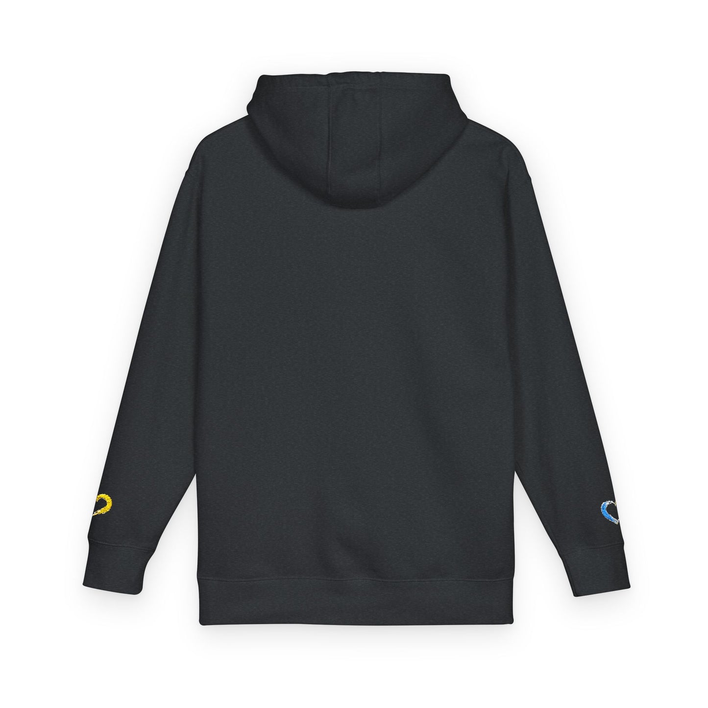 Colorful Heart Unisex Fleece Hoodie | Cozy Gift for Friends, Valentine's Day, Anniversary, Casual Wear, Spring Fashion