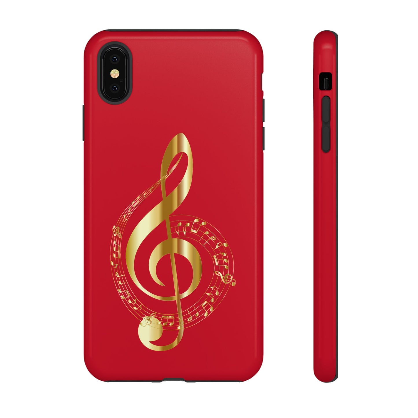 Tough Cases - Red Musical Note
