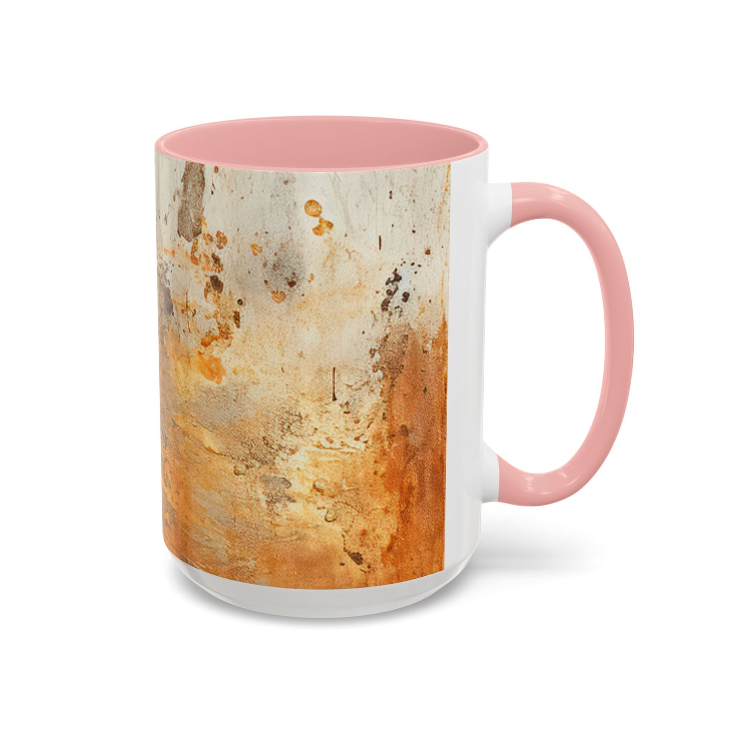 Rustic Accent Coffee Mug, Unique Artistic Mug