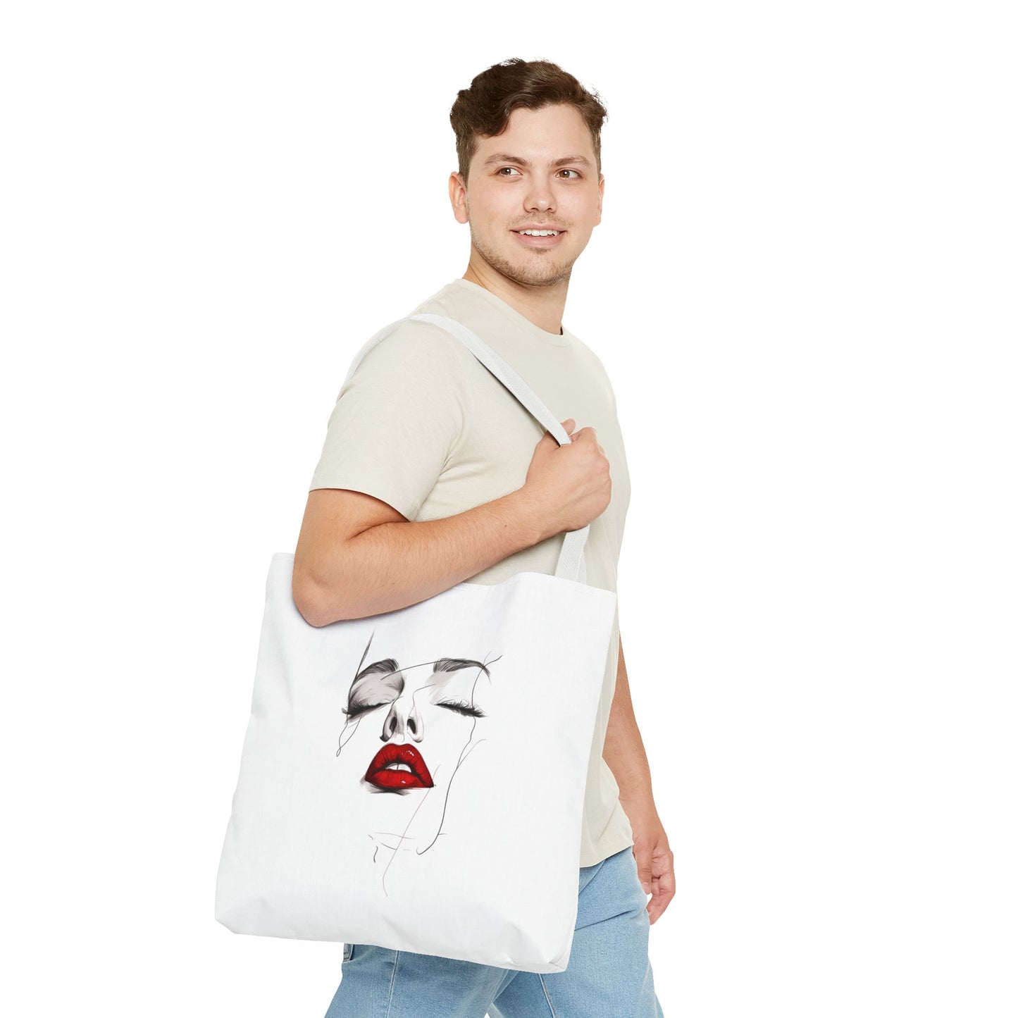 Chic Art Tote Bag, Fashion Tote, Stylish Handbag, Unique Gift, Art Lover’s Bag, Everyday Essentials, Casual Accessory
