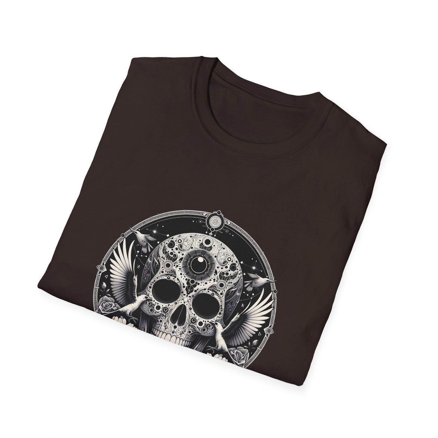 Day of the Dead Skull T-Shirt — Floral Calavera Graphic Tee