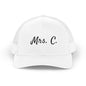 Mrs. C. Snapback Trucker Cap for Newlyweds, Wedding Gift, Bride Hat, Personalized Cap, Casual Style Accessories