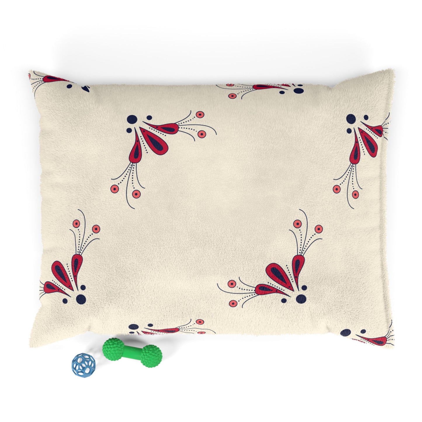 Cozy Floral Pet Bed, Stylish Dog Bed, Cat Bed, Soft Pet Cushion, Decorative Pet Decor