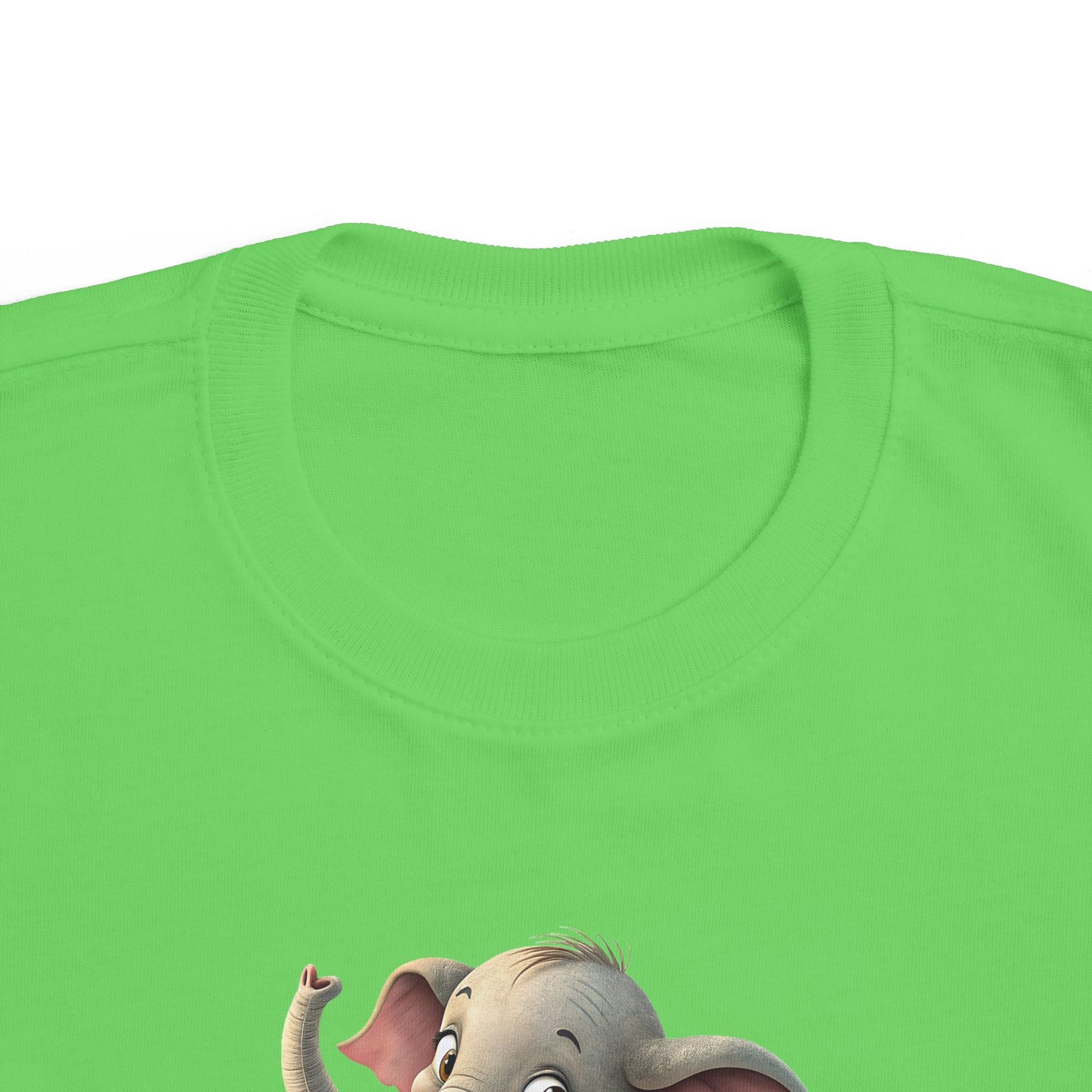 Cute Elephant Toddler Tee, Fun Summer Shirt, Kids Beachwear, Adorable Gift for Ages 2-5, Playful Animal Apparel