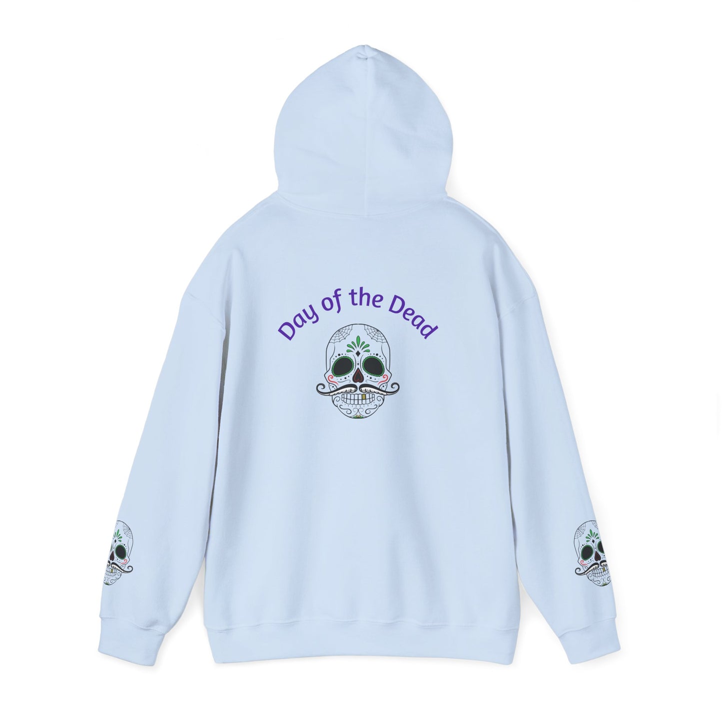 Day of the Dead Hoodie | Unisex Heavy Blend Sweatshirt, Skull Art, Mexican Holiday Apparel, Halloween Costume, Festival Gear