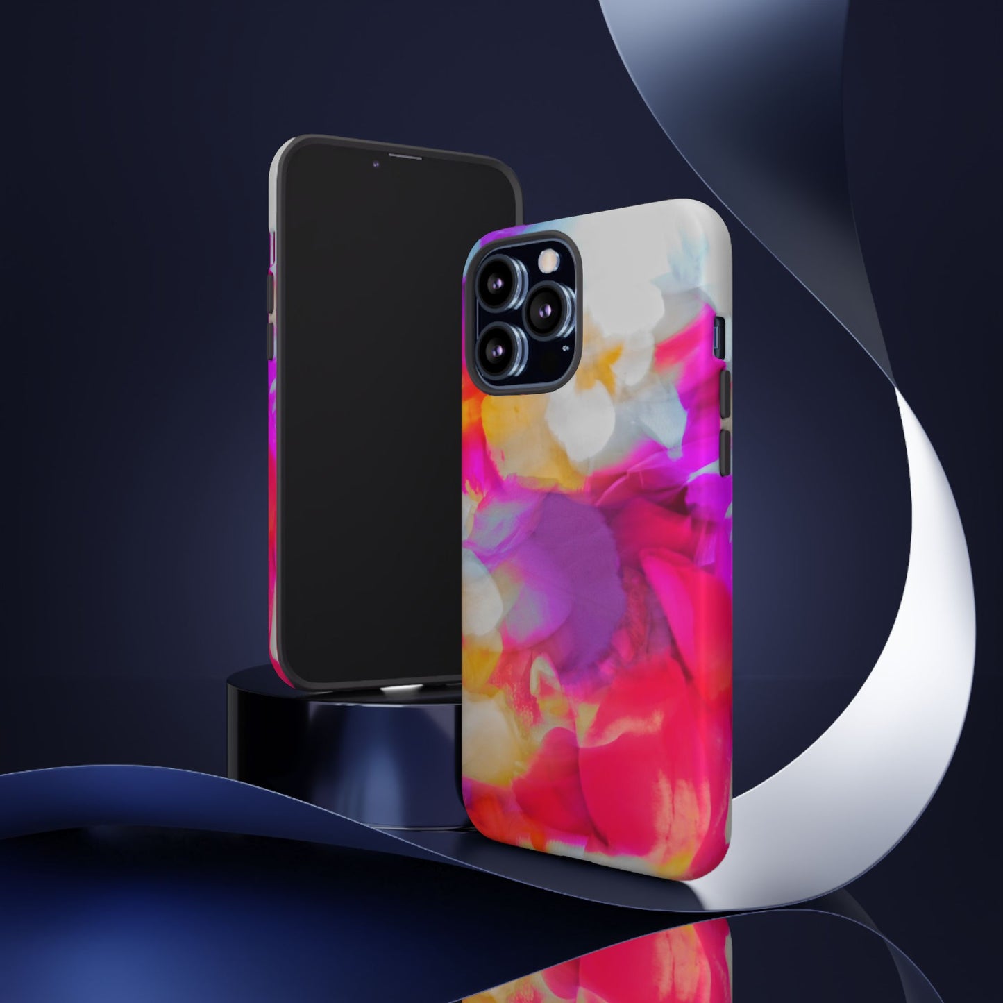 Floral Phone Case: Stylish Art for Your Device, Tough Cases, Gift for Her, Flower Print, Trendy Accessories, Phone Protection