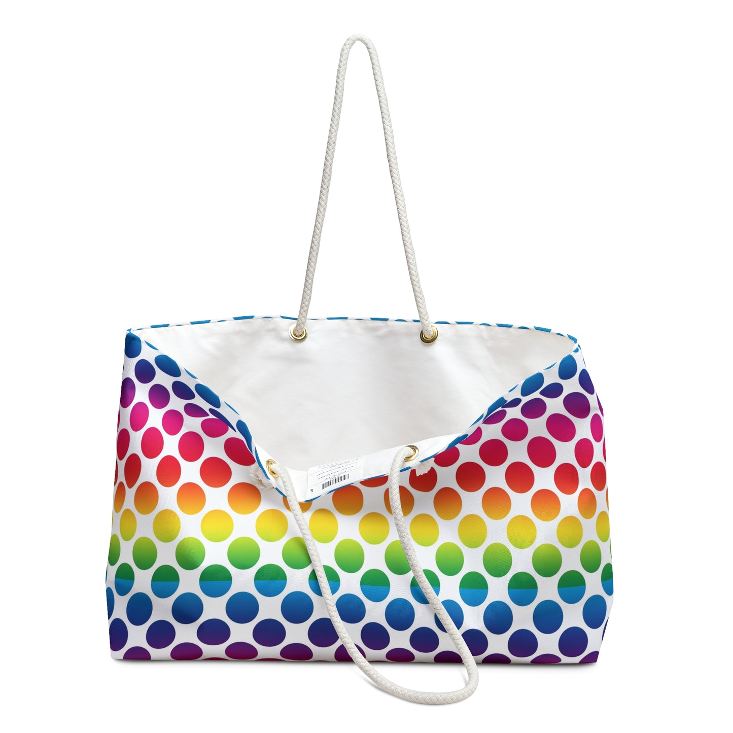 Vibrant Weekender Bag | Rainbow Dots Travel Tote, Fun Beach Bag, Gym Carryall, Stylish Overnight Bag, Colorful Weekend Escape