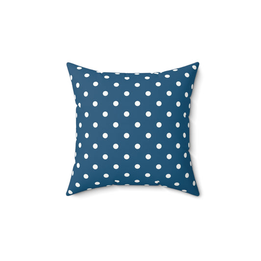 Polka Dot Throw Pillow - Cozy Home Accent, Decorative Cushion, Comfortable Decor, Gift for Housewarming, Nursery, Living Room