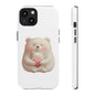 Cute Bear Phone Case, Tough Cases, Animal Lover Gift, Kids Accessories, Mother’s Day, Heartwarming Design