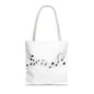 Musical Notes Tote Bag | Perfect for Music Lovers, Eco-Friendly Shopping