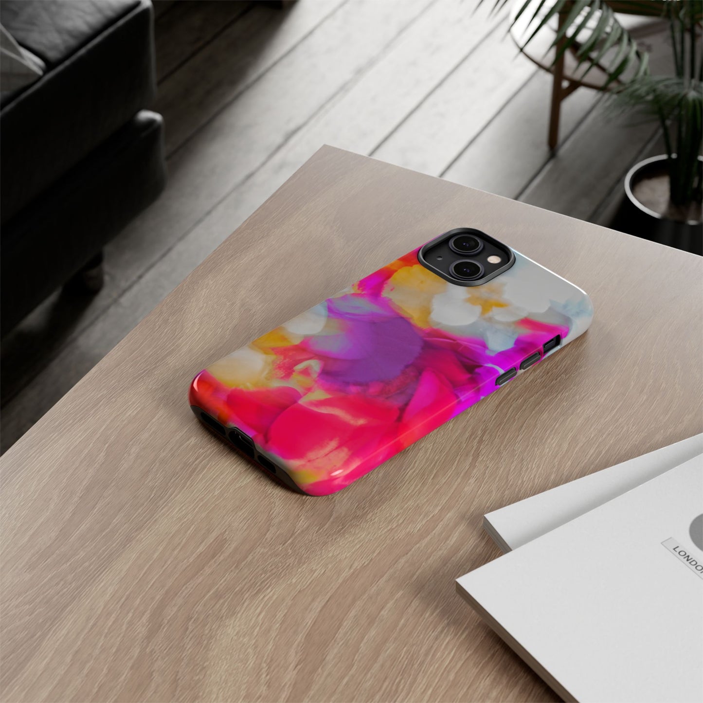 Floral Phone Case: Stylish Art for Your Device, Tough Cases, Gift for Her, Flower Print, Trendy Accessories, Phone Protection