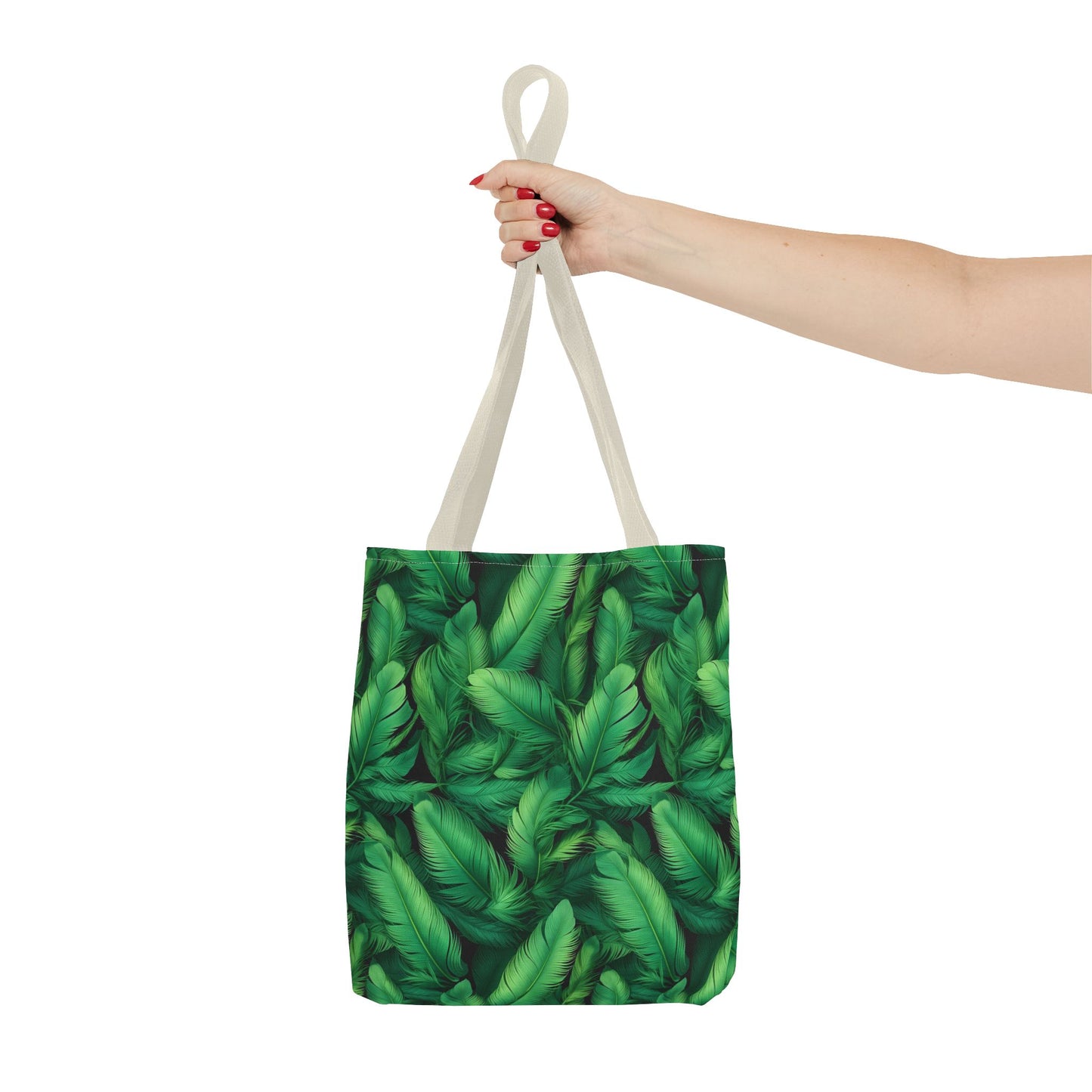 Tropical Leaf Tote Bag, Eco-Friendly Shopping Bag, Beach Day Essential, Vacation Accessory, Summer Gift Idea