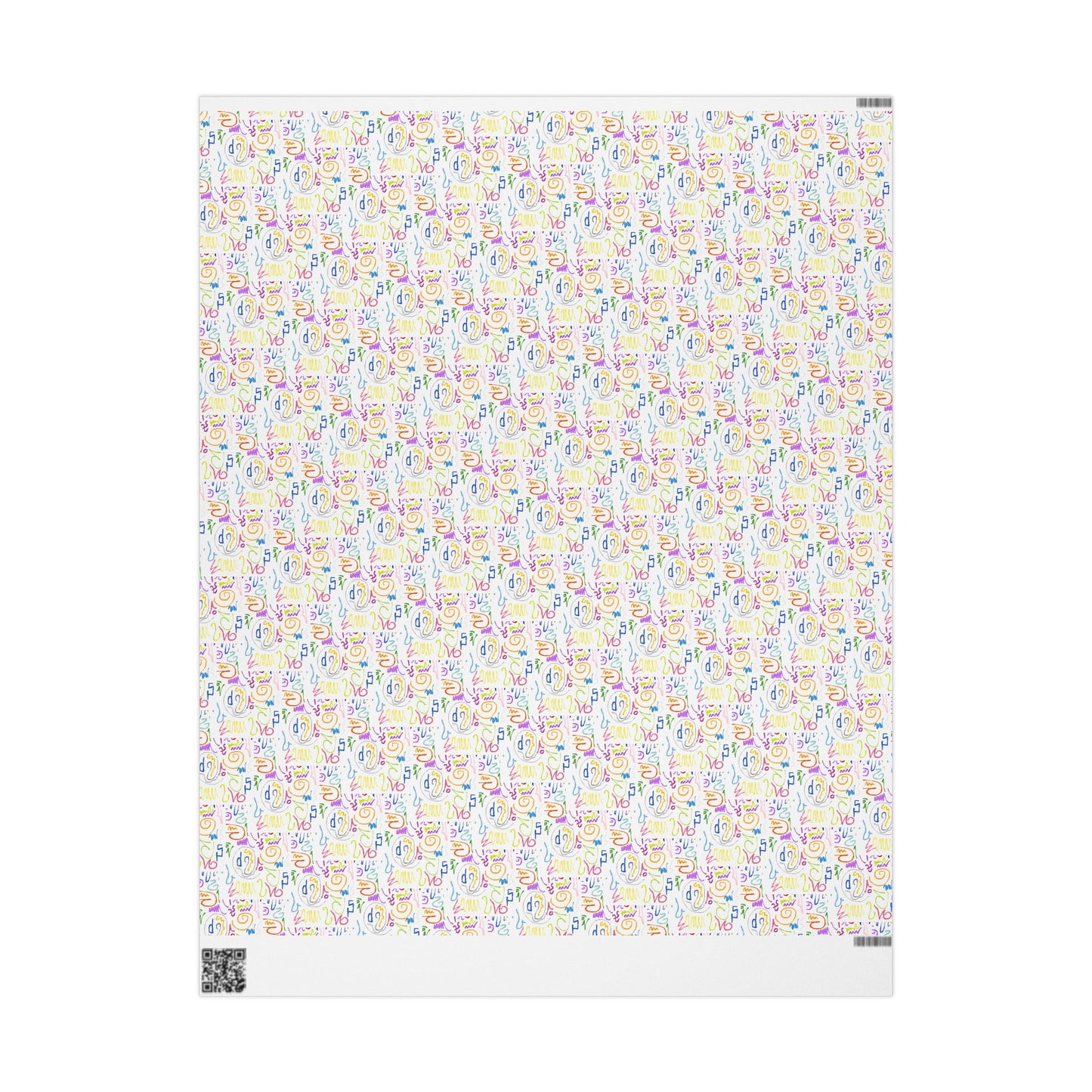 Colorful Artistic Wrapping Paper | Gift Wrap for Birthdays, Holidays, Parties, DIY Projects, Events